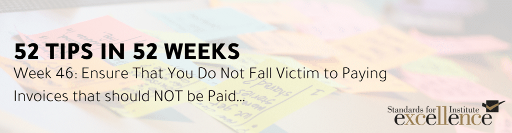 52 tips in 52 weeks mind your invoices