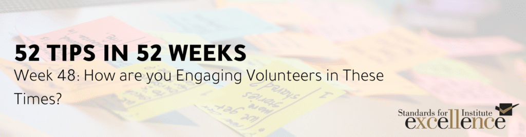 52 tips in 52 weeks engaging volunteers