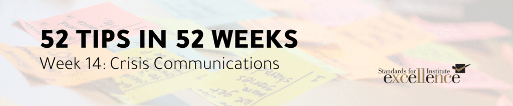 52 tips in 52 weeks crisis communications