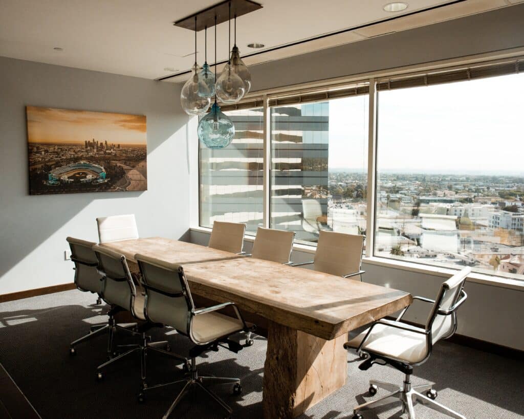 empty conference room