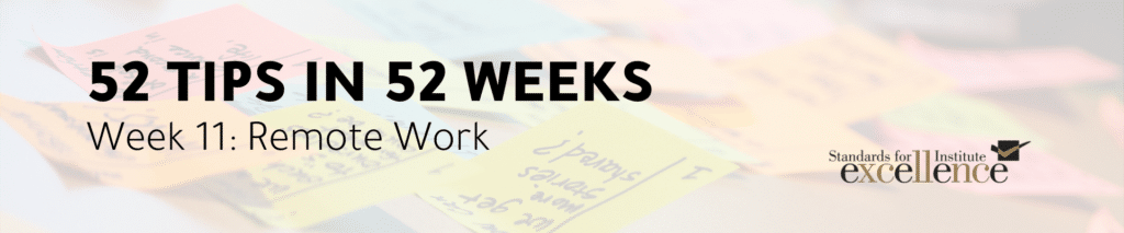 52 TIPS IN 52 WEEKS remote work