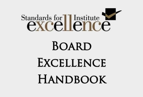 standards for excellence board excellence handbook cover image